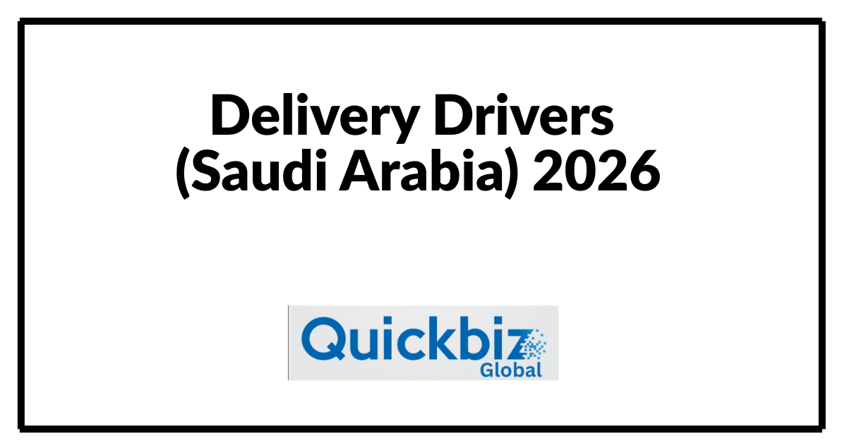 Delivery Drivers (Saudi Arabia) 2026