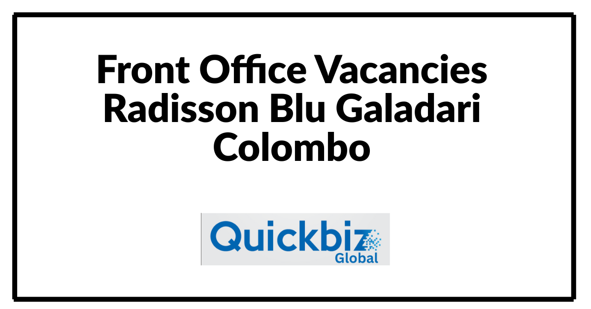Front Office Vacancies