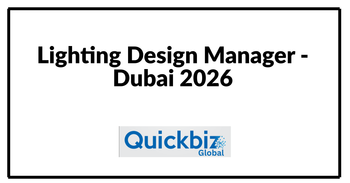Lighting Design Manager