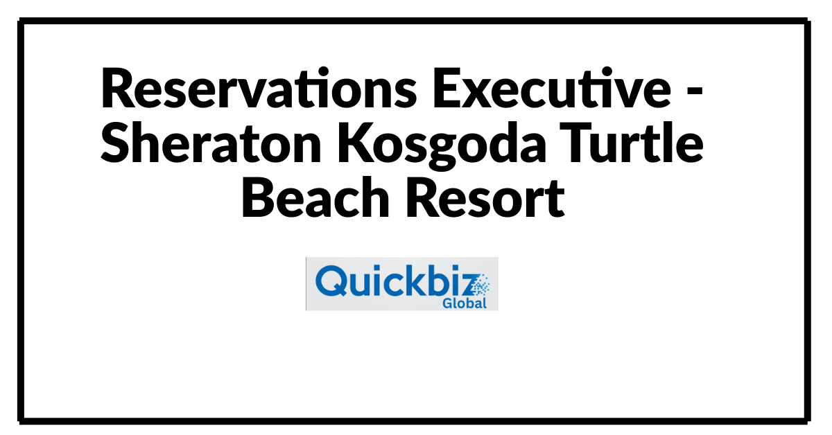 Reservations Executive - Sheraton Kosgoda Turtle Beach Resort