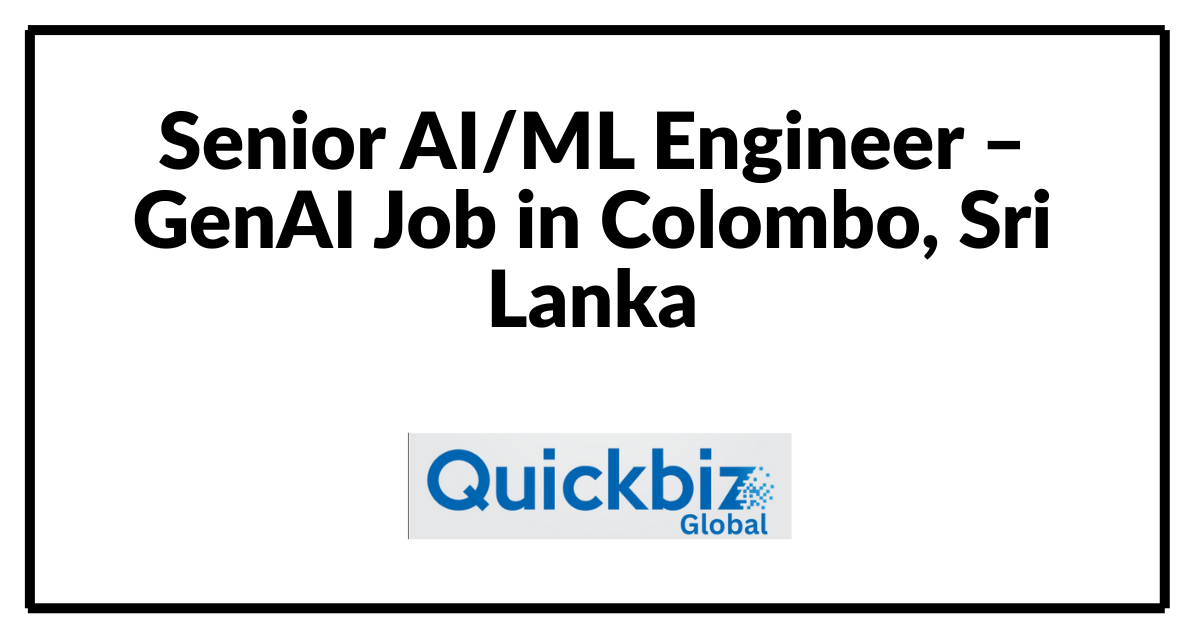 Senior AI/ML Engineer