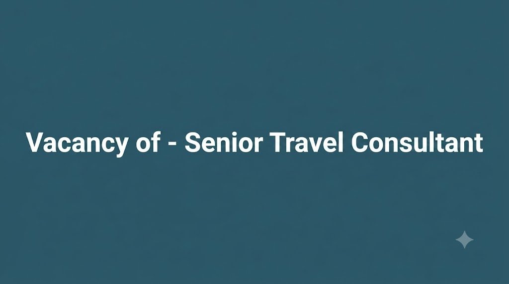Senior Travel Consultant – Emerald Isle Job Vacancies in 2026