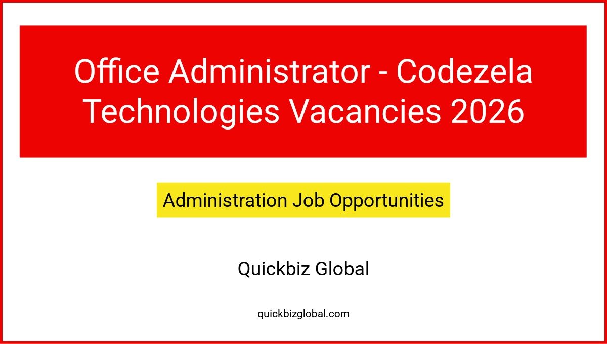 Executive – Administration – Rainco (Pvt) Ltd Vacancies 2026